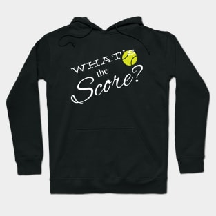 Funny Tennis What's the Score Hoodie